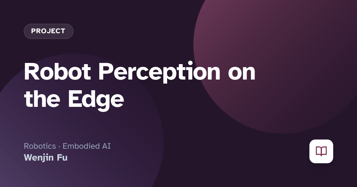 Robot Perception on the Edge